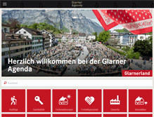 Tablet Screenshot of glarneragenda.ch
